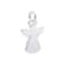 12 Pack: Charmalong™ Silver Plated Angel Charm by Bead Landing™